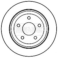 BORG & BECK Тормозной диск BBD4792